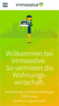 Mobile Screenshot of immosolve.de